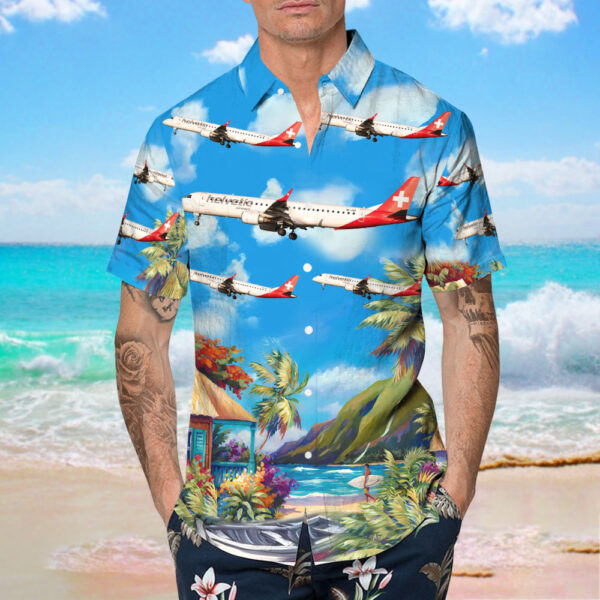 Embraer ERJ-190-200IGW Helvetic Airways Hawaiian Shirt