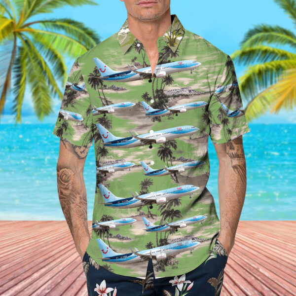 Boeing 737-8K5 TUIfly Airlines Hawaiian Shirt