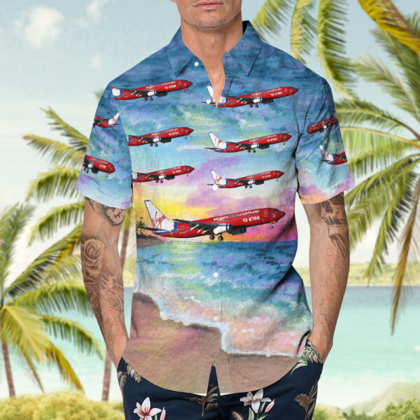 Boeing 737-82R Virgin Blue Airlines Hawaiian Shirt