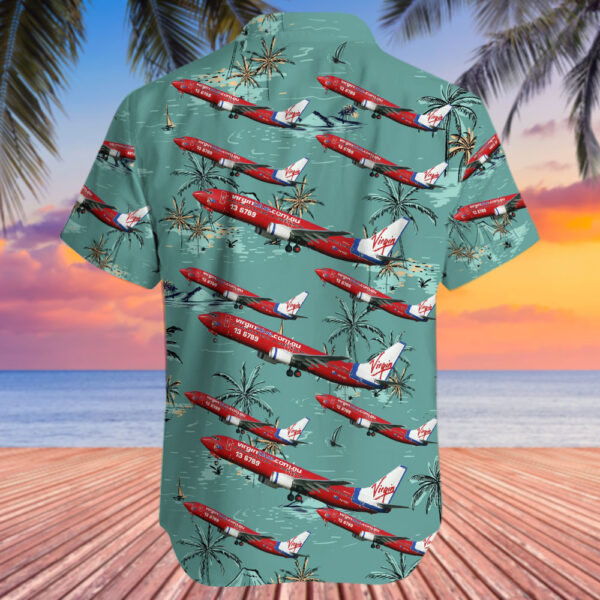 Boeing 737-8BK Virgin Blue Airlines Hawaiian Shirt