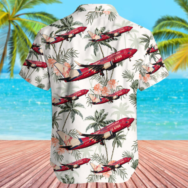 Boeing 737-7Q8 Virgin Blue Airlines Hawaiian Shirt