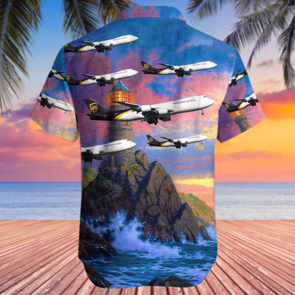 Boeing 747-84AF United Parcel Service (UPS) Hawaiian Shirt Boeing 747-84AF United Parcel Service (UPS) Hawaiian Shirt
