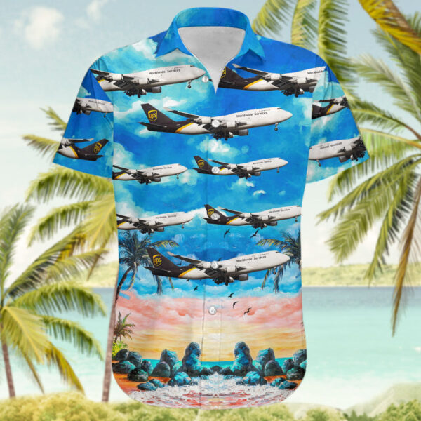 Boeing 747-45E(BCF) United Parcel Service (UPS) Hawaiian Shirt