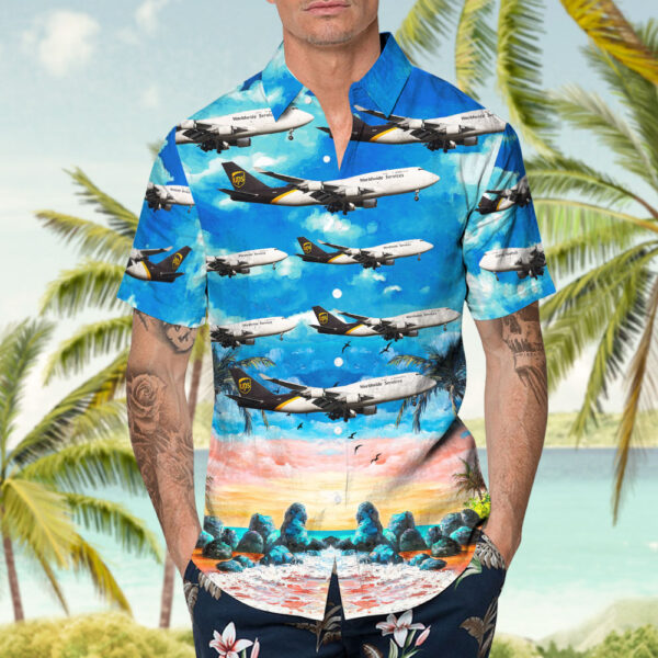 Boeing 747-45E(BCF) United Parcel Service (UPS) Hawaiian Shirt