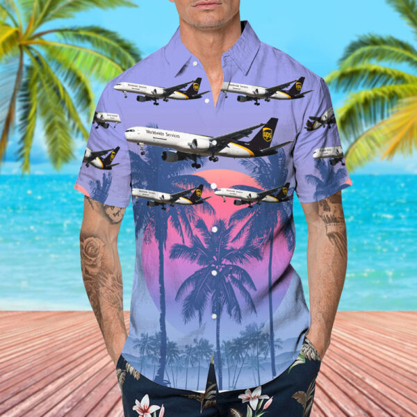 Boeing 757-24A(PF) United Parcel Service (UPS) Hawaiian Shirt Boeing 757-24A(PF) United Parcel Service (UPS) Hawaiian Shirt