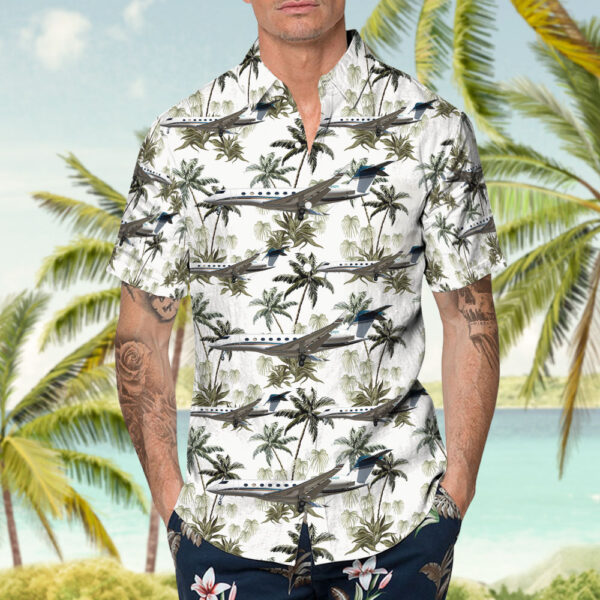 Gulfstream G650 Skyservice Business Aviation Hawaiian Shirt