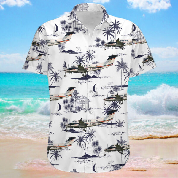 Beechcraft B300 King Air 350i Skyservice Business Aviation Hawaiian Shirt