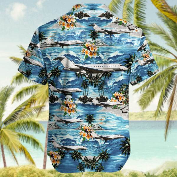 Bombardier BD-700-1A11 Global 5000 Skyservice Business Aviation Hawaiian Shirt Bombardier BD-700-1A11 Global 5000 Skyservice Business Aviation Hawaiian Shirt