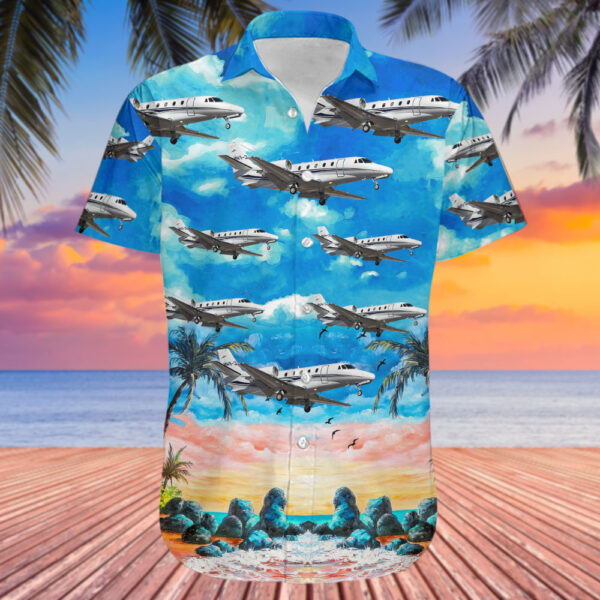 Cessna 560XL Citation Excel Skyservice Business Aviation Hawaiian Shirt Cessna 560XL Citation Excel Skyservice Business Aviation Hawaiian Shirt