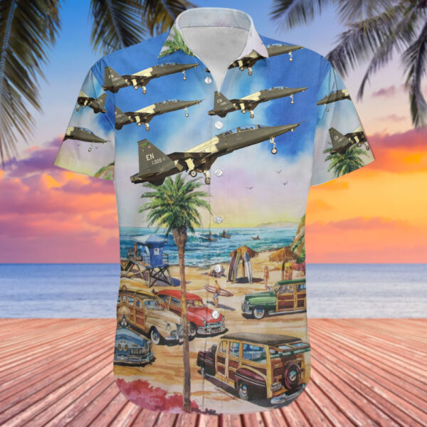 Northrop T-38A Talon United States US Air Force (USAF) Hawaiian Shirt Northrop T-38A Talon United States US Air Force (USAF) Hawaiian Shirt