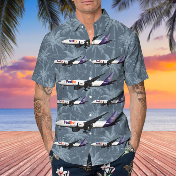 Boeing 777-FHT FedEx Hawaiian Shirt