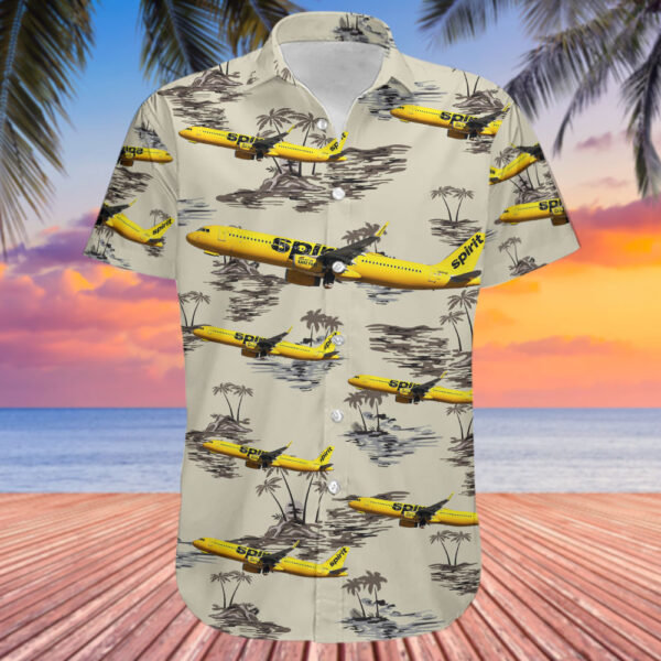 Airbus A321-231 Spirit Airlines Hawaiian Shirt Airbus A321-231 Spirit Airlines Hawaiian Shirt