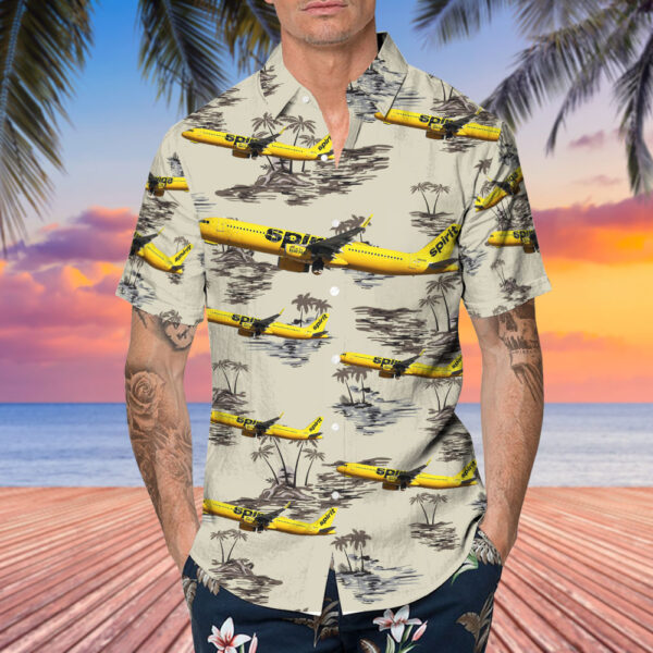 Airbus A321-231 Spirit Airlines Hawaiian Shirt Airbus A321-231 Spirit Airlines Hawaiian Shirt