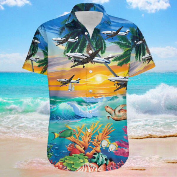 Fairchild SA227-AT Expediter Ameriflight Hawaiian Shirt Fairchild SA227-AT Expediter Ameriflight Hawaiian Shirt