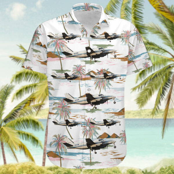 Beechcraft 99A Airliner Ameriflight Hawaiian Shirt Beechcraft 99A Airliner Ameriflight Hawaiian Shirt