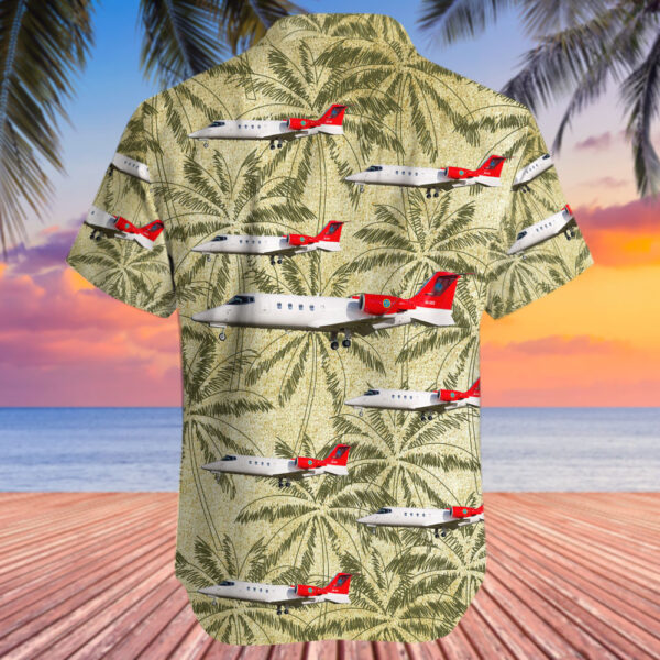 Bombardier Learjet 60 Sweden Air Force Hawaiian Shirt Bombardier Learjet 60 Sweden Air Force Hawaiian Shirt