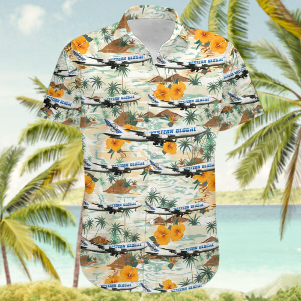 Boeing 747-48E(BDSF) Western Global Airlines Hawaiian Shirt