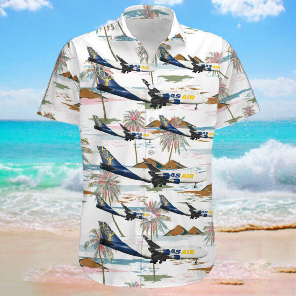 Boeing 747-4B5ERF Atlas Air Hawaiian Shirt Boeing 747-4B5ERF Atlas Air Hawaiian Shirt