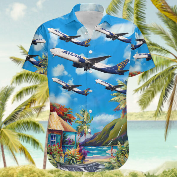 Boeing 767-3S1(ER) Atlas Air Hawaiian Shirt