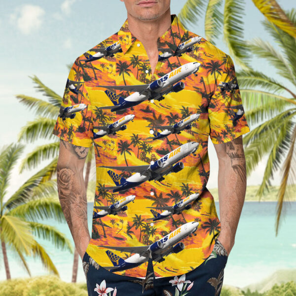 Boeing 777-F16 Atlas Air Hawaiian Shirt Boeing 777-F16 Atlas Air Hawaiian Shirt