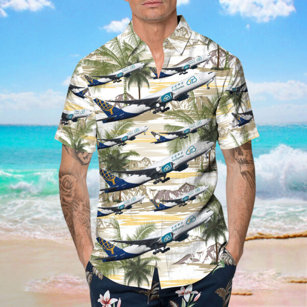 Boeing 777-F1H Atlas Air Hawaiian Shirt Boeing 777-F1H Atlas Air Hawaiian Shirt