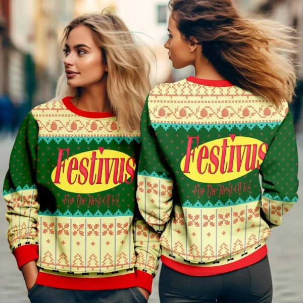 Seinfeld Festivus Ugly Christmas Sweater