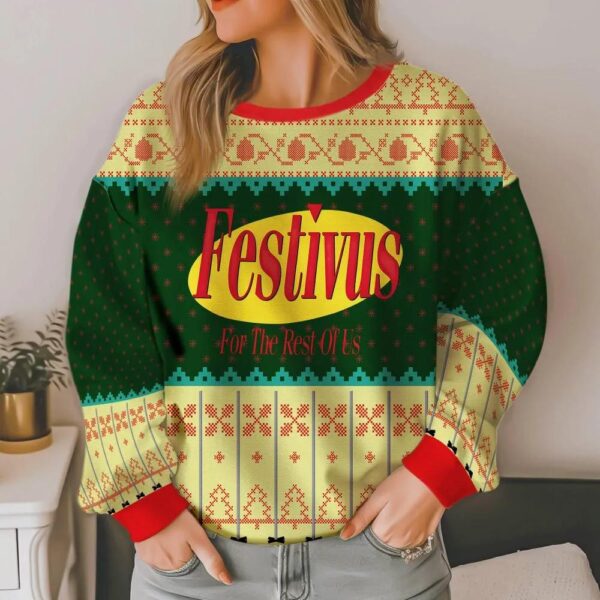 Seinfeld Festivus Ugly Christmas Sweater