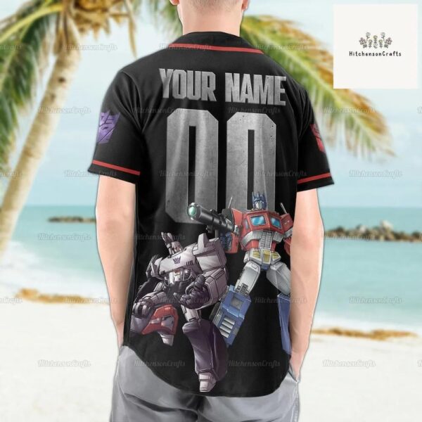 Custom Name Transformers Baseball Jersey Shirt Custom Name Transformers Baseball Jersey Shirt