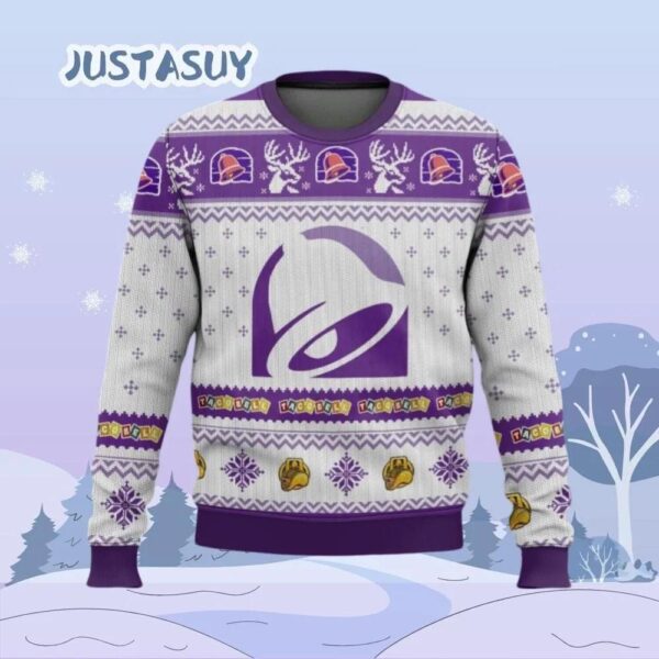 Taco Bell Ugly Christmas Sweater Taco Bell Ugly Christmas Sweater