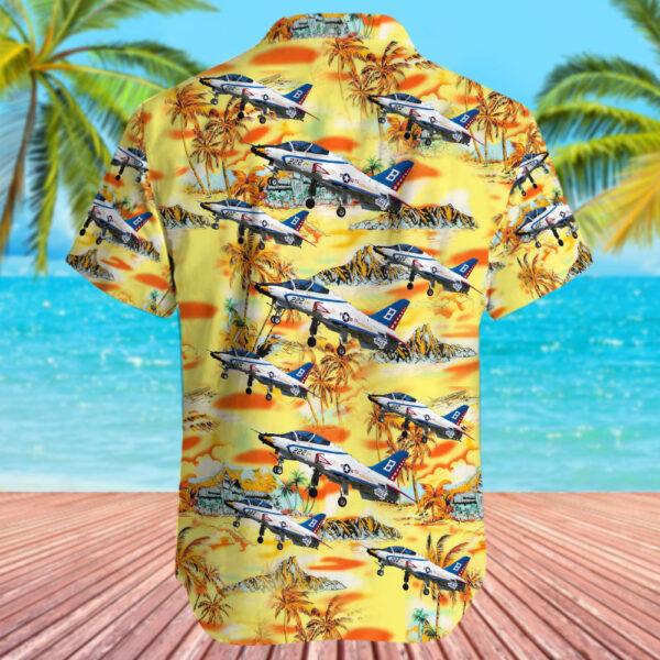 McDonnell Douglas T-45C Goshawk United States US Navy (USN) Hawaiian Shirt McDonnell Douglas T-45C Goshawk United States US Navy (USN) Hawaiian Shirt