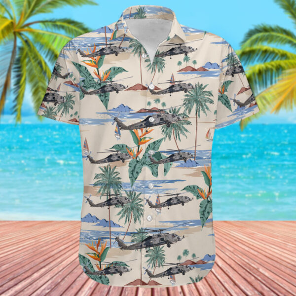 Sikorsky MH-60R Seahawk United States US Navy (USN) Hawaiian Shirt Sikorsky MH-60R Seahawk United States US Navy (USN) Hawaiian Shirt