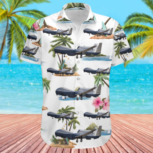 Northrop Grumman MQ-4C Triton United States US Navy (USN) Hawaiian Shirt Northrop Grumman MQ-4C Triton United States US Navy (USN) Hawaiian Shirt