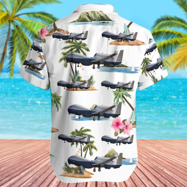 Northrop Grumman MQ-4C Triton United States US Navy (USN) Hawaiian Shirt Northrop Grumman MQ-4C Triton United States US Navy (USN) Hawaiian Shirt