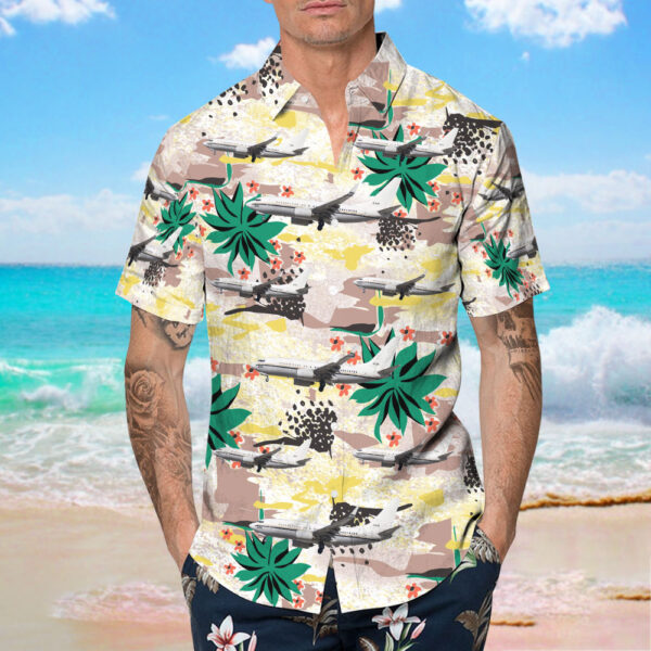 Boeing C-40A Clipper United States US Navy (USN) Hawaiian Shirt Boeing C-40A Clipper United States US Navy (USN) Hawaiian Shirt