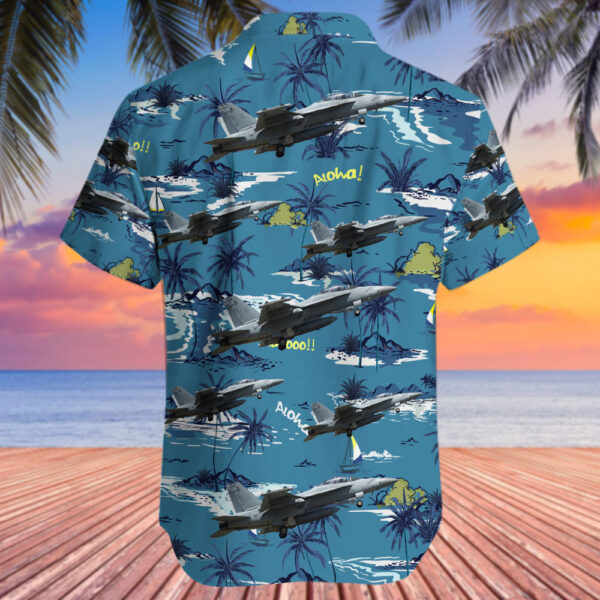 Boeing EA-18G Growler United States US Navy (USN) Hawaiian Shirt Boeing EA-18G Growler United States US Navy (USN) Hawaiian Shirt