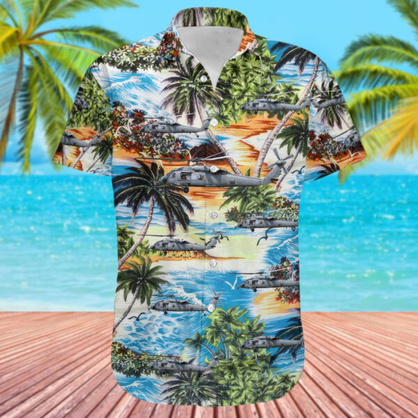 Sikorsky MH-60S Knighthawk United States US Navy (USN) Hawaiian Shirt