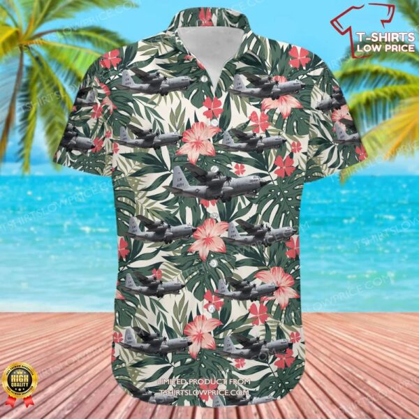 Lockheed C-130T Hercules United States US Navy (USN) Hawaiian Shirt