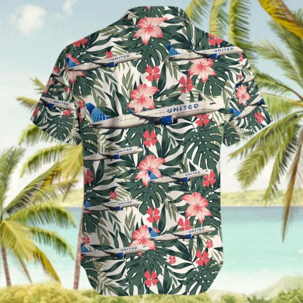 Airbus A321-271NX United Airlines Hawaiian Shirt Airbus A321-271NX United Airlines Hawaiian Shirt