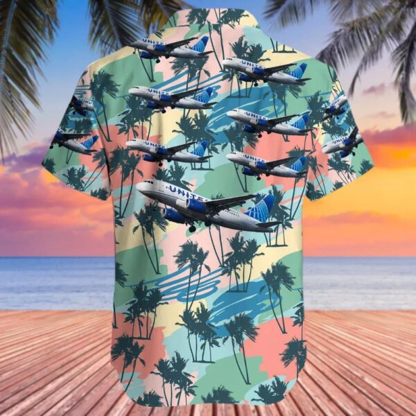 Airbus A319-131 United Airlines Hawaiian Shirt Airbus A319-131 United Airlines Hawaiian Shirt
