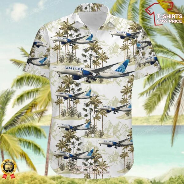 Boeing 777-222 United Airlines Hawaiian Shirt