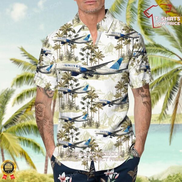 Boeing 777-222 United Airlines Hawaiian Shirt