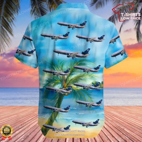 McDonnell Douglas DC-10-10 United Airlines Hawaiian Shirt
