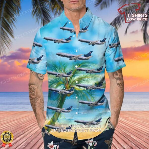 McDonnell Douglas DC-10-10 United Airlines Hawaiian Shirt