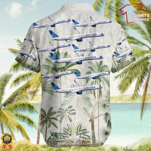 Boeing 757-324 United Airlines Hawaiian Shirt