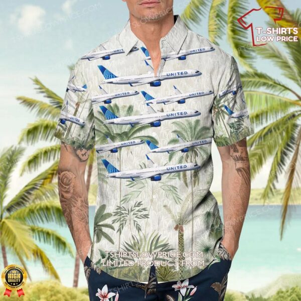 Boeing 757-324 United Airlines Hawaiian Shirt