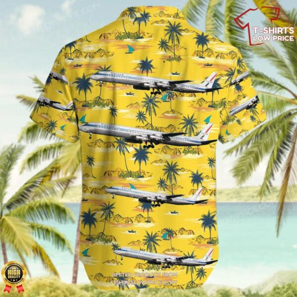 Douglas DC-8-61 United Airlines Hawaiian Shirt Douglas DC-8-61 United Airlines Hawaiian Shirt