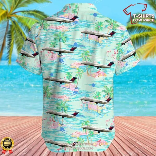 Boeing 717-2BD Delta Air Lines Hawaiian Shirt Boeing 717-2BD Delta Air Lines Hawaiian Shirt