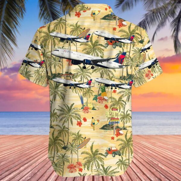 Airbus A321-111 Delta Air Lines Hawaiian Shirt Airbus A321-111 Delta Air Lines Hawaiian Shirt