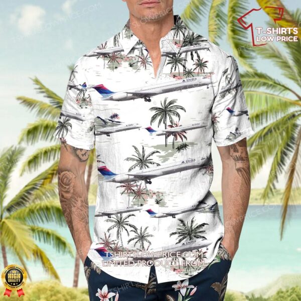 McDonnell Douglas MD-88 Delta Air Lines Hawaiian Shirt McDonnell Douglas MD-88 Delta Air Lines Hawaiian Shirt