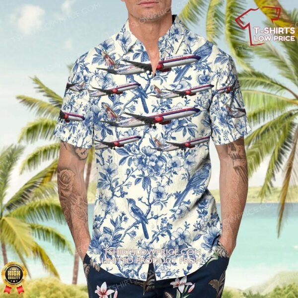 Boeing 737-8CX Eastern Air Lines Hawaiian Shirt Boeing 737-8CX Eastern Air Lines Hawaiian Shirt
